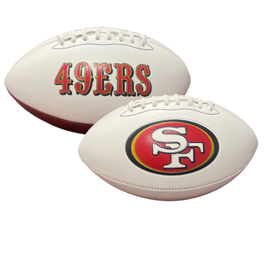 SAN FRANCISCO 49ERS EMBOSSED NFL SIGNATURE SERIES FOOTBALL