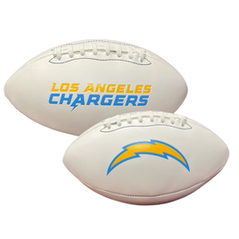 LOS ANGELES CHARGERS EMBOSSED NFL SIGNATURE SERIES FOOTBALL
