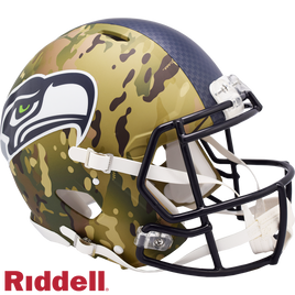 SEATTLE SEAHAWKS CAMO LIMITED EDITION AUTHENTIC HELMET