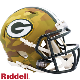GREEN BAY PACKERS CAMO LIMITED EDITION MINI HELMET