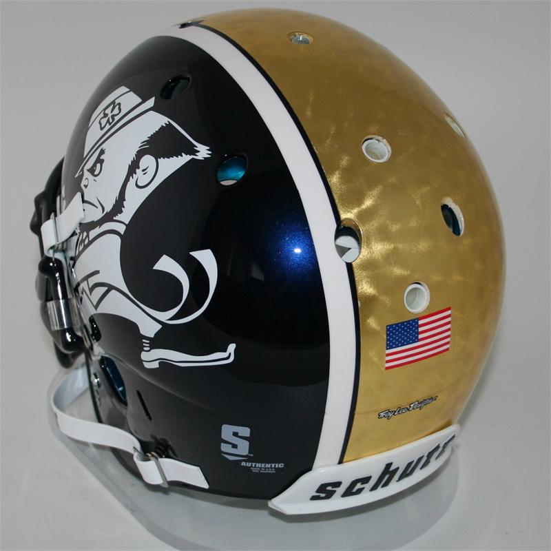 do notre dame football helmets have real gold in them NOTRE DAME FIGHTING IRISH REAL GOLD LEAF