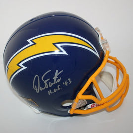 Dan Fouts Autographed Throwback 1974-87 San Diego Replica Helmet