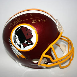 Joe Theismann Autographed Redskins Replica Helmet W/ 83 MVP Inscription