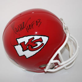 Marcus Allen Autographed Kansas City Replica Helmet W/ HOF 03 Inscription