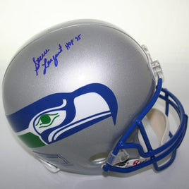 Steve Largent Autographed Throwback 1983-2001 Seattle Replica Helmet