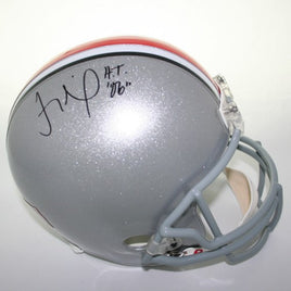 Troy Smith Autographed Ohio State Replica Helmet W HT 06 Inscription