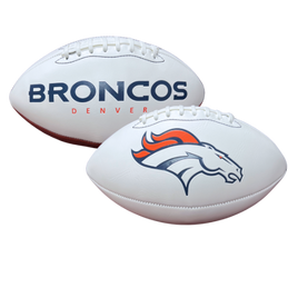 DENVER BRONCOS EMBOSSED NFL SIGNATURE SERIES FOOTBALL