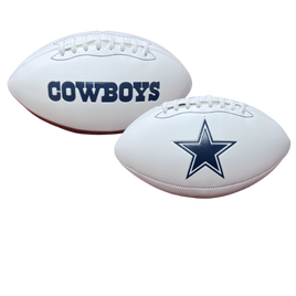 DALLAS COWBOYS EMBOSSED NFL SIGNATURE SERIES FOOTBALL