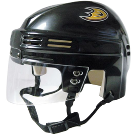 ANAHEIM DUCKS BLACK NHL MINI HOCKEY HELMET