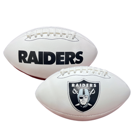 LAS VEGAS RAIDERS EMBOSSED NFL SIGNATURE SERIES FOOTBALL