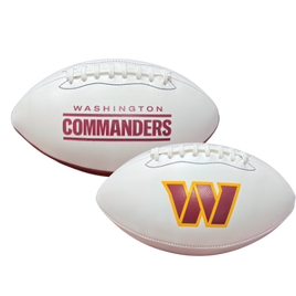 WASHINGTON COMMANDERS EMBOSSED NFL SIGNATURE SERIES FOOTBALL