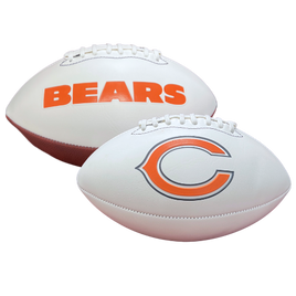 CHICAGO BEARS EMBOSSED NFL SIGNATURE SERIES FOOTBALL