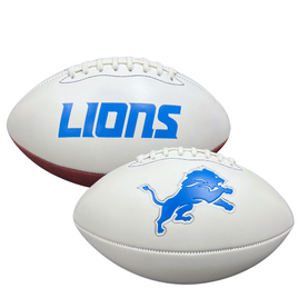 DETROIT LIONS EMBOSSED NFL SIGNATURE SERIES FOOTBALL