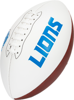 DETROIT LIONS EMBOSSED NFL SIGNATURE SERIES FOOTBALL