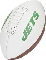 NEW YORK JETS EMBOSSED NFL SIGNATURE SERIES FOOTBALL