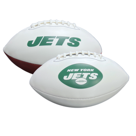 NEW YORK JETS EMBOSSED NFL SIGNATURE SERIES FOOTBALL
