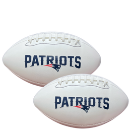 NEW ENGLAND PATRIOTS EMBOSSED NFL SIGNATURE SERIES FOOTBALL
