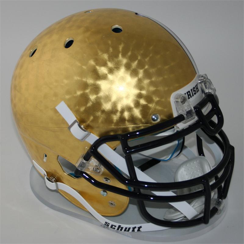 do notre dame football helmets have real gold in them NOTRE DAME FIGHTING IRISH REAL GOLD LEAF
