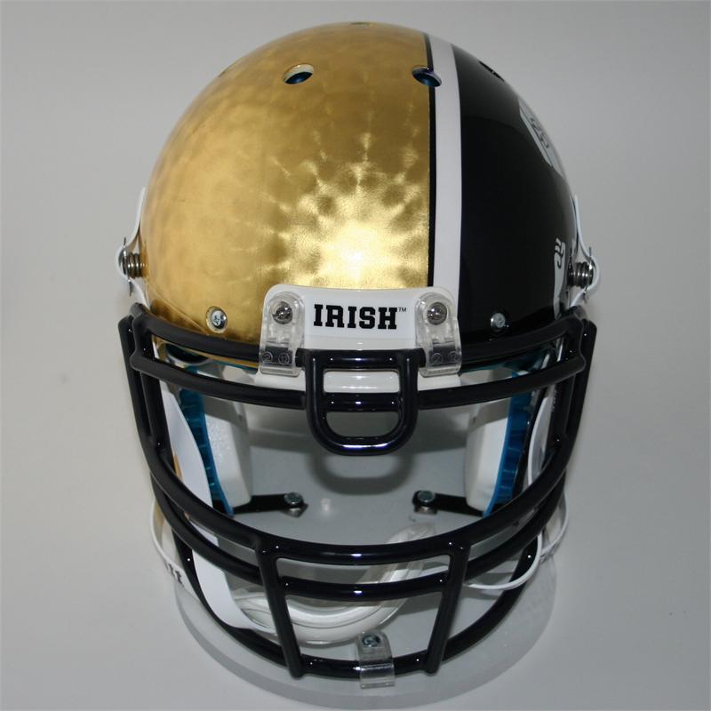 do notre dame football helmets have real gold in them NOTRE DAME FIGHTING IRISH REAL GOLD LEAF