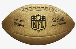 NFL ON-FIELD FOOTBALL GOLD REPLICA "THE DUKE" FOOTBALL