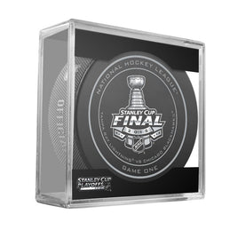 2015 STANLEY CUP GAME 1 OFFICIAL GAME HOCKEY PUCK