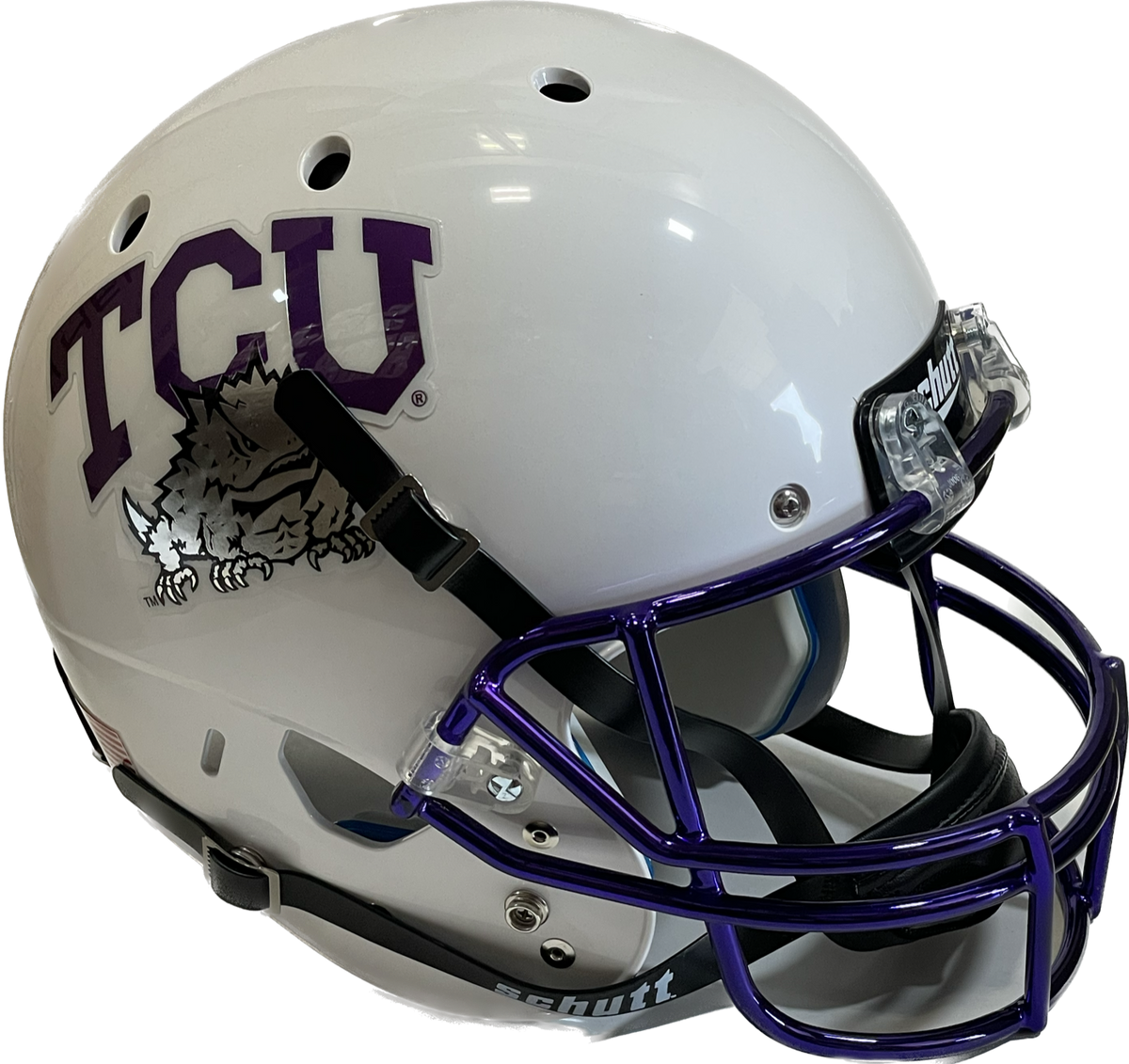 Washington Huskies Schutt AiR XP Gameday REPLICA Football Helmet – Large, Flag Logo, Official Team Gear