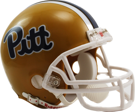 PITTSBURGH PANTHERS THROWBACK RIDDELL VSR4 MINI HELMET
