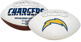 LOS ANGELES CHARGERS RAWLINGS NFL SIGNATURE SERIES FOOTBALL