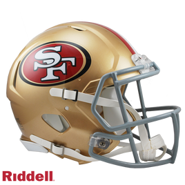 SAN FRANCISCO 49ERS CURRENT STYLE SPEED AUTHENTIC HELMET