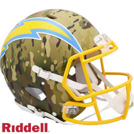 LOS ANGELES CHARGERS CAMO LIMITED EDITION AUTHENTIC HELMET