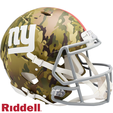 authentic football helmets for sale NEW YORK GIANTS CAMO LIMITED EDITION AUTHENTIC HELMET| Retail Experience Victory Collectibles