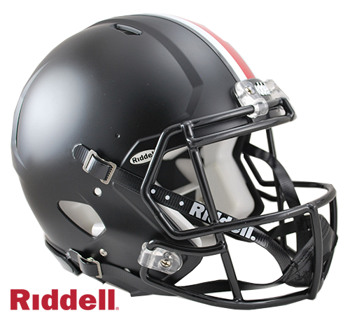OHIO STATE BUCKEYES BLACK ALT NCAA SPEED AUTHENTIC HELMET| Retail Experience Victory Collectibles