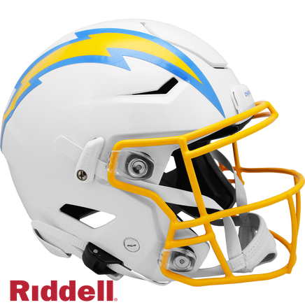 current football helmet LOS ANGELES CHARGERS CURRENT STYLE SPEEDFLEX HELMET| Retail Experience Victory Collectibles