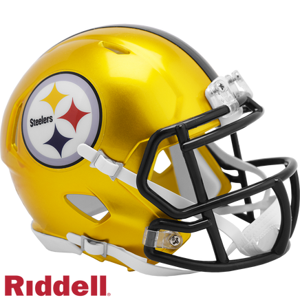 PITTSBURGH STEELERS FLASH MINI HELMET Retail Experience Victory  Collectibles