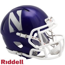 NORTHWESTERN WILDCATS NCAA SPEED MINI HELMET