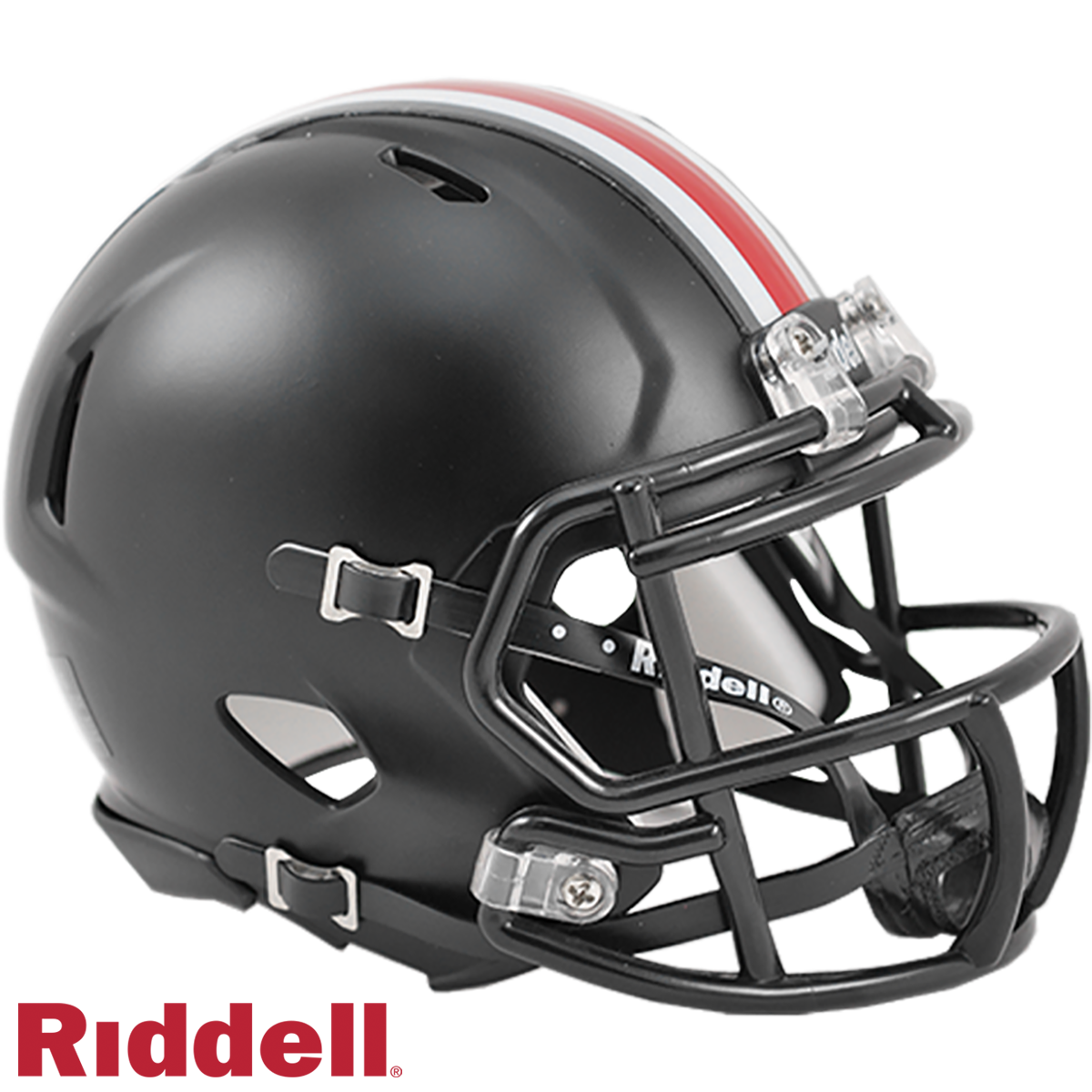OHIO STATE BUCKEYES BLACK ALT NCAA SPEED MINI HELMET