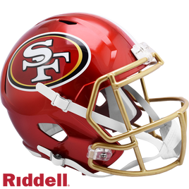 SAN FRANCISCO 49ERS FLASH SPEED REPLICA HELMET