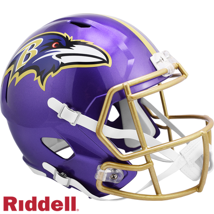 Baltimore Ravens SALUTE TO SERVICE Revolution Speed Mini Football Helmet