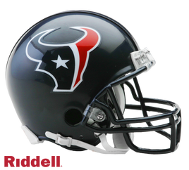 HOUSTON TEXANS CURRENT STYLE VSR4 MINI HELMET