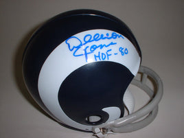 Deacon Jones Autographed Throwback Los Angeles Rams Mini Helmet