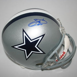 Emmitt Smith Autographed Dallas Replica Helmet