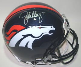 John Elway Autographed Denver Authentic Helmet