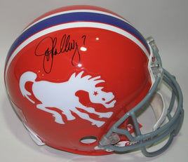 John Elway Autographed Throwback Denver Authentic Helmet