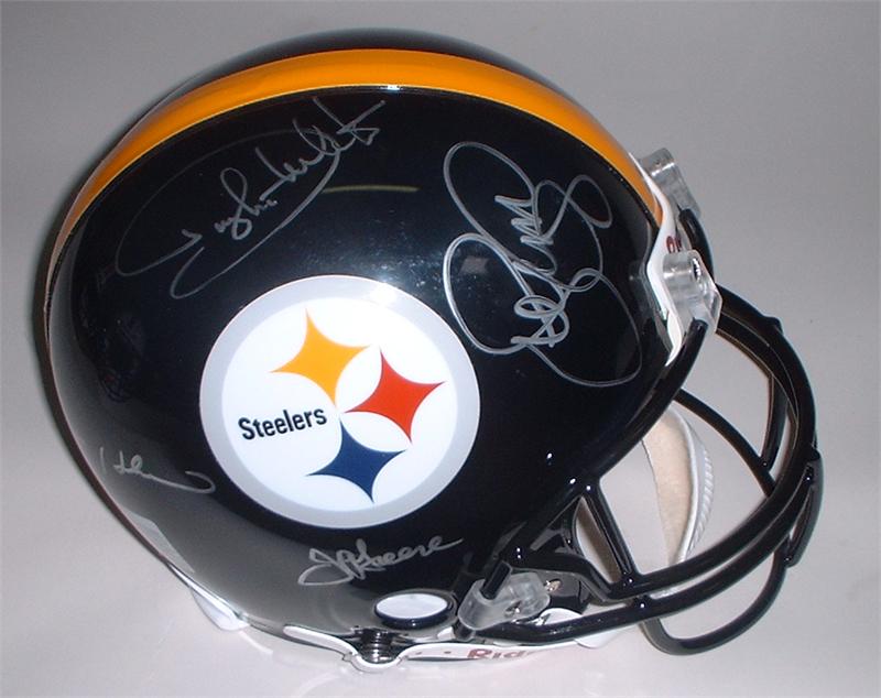 Steel Curtain, Pittsburgh Steelers signed full size authentic