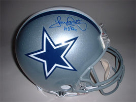 Tony Dorsett Autographed Dallas Authentic Helmetwith HOF Inscription