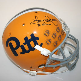 Tony Dorsett Autographed Throwback Pittsburgh Panther Authentic Helmet with 1976 Heisman Inscription