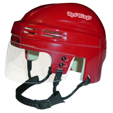 detroit red wings motorcycle helmet DETROIT RED WINGS RED NHL MINI HOCKEY HELMET| Retail Experience Victory Collectibles